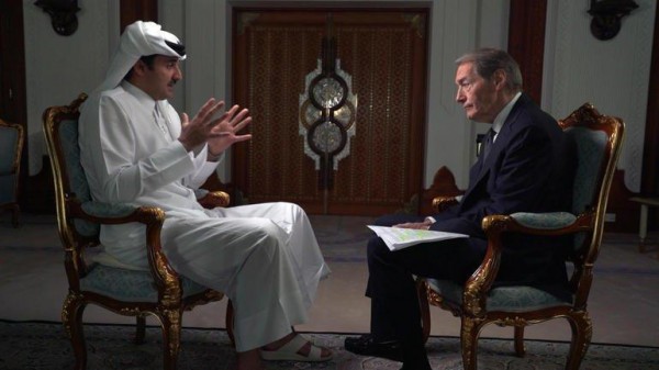 Emir of Qatar in CBS interview on October 29, 2017